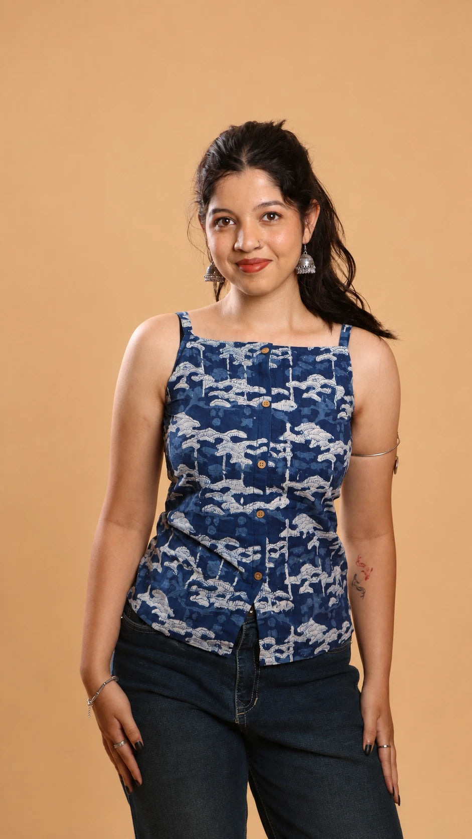 Sameera - Indigo Print
