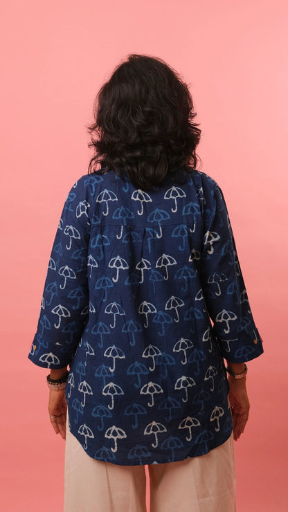 Chaarvi - Indigo Shirt