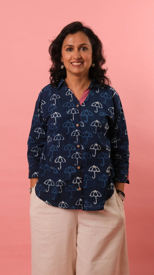 Chaarvi - Indigo Shirt
