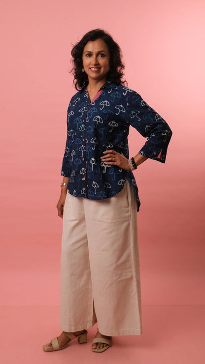 Chaarvi - Indigo Shirt